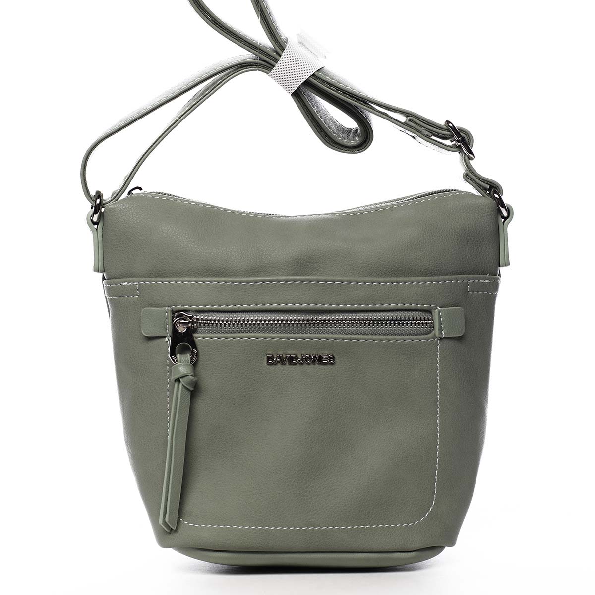 Dámska crossbody kabelka bledozelená - David Jones Iayne