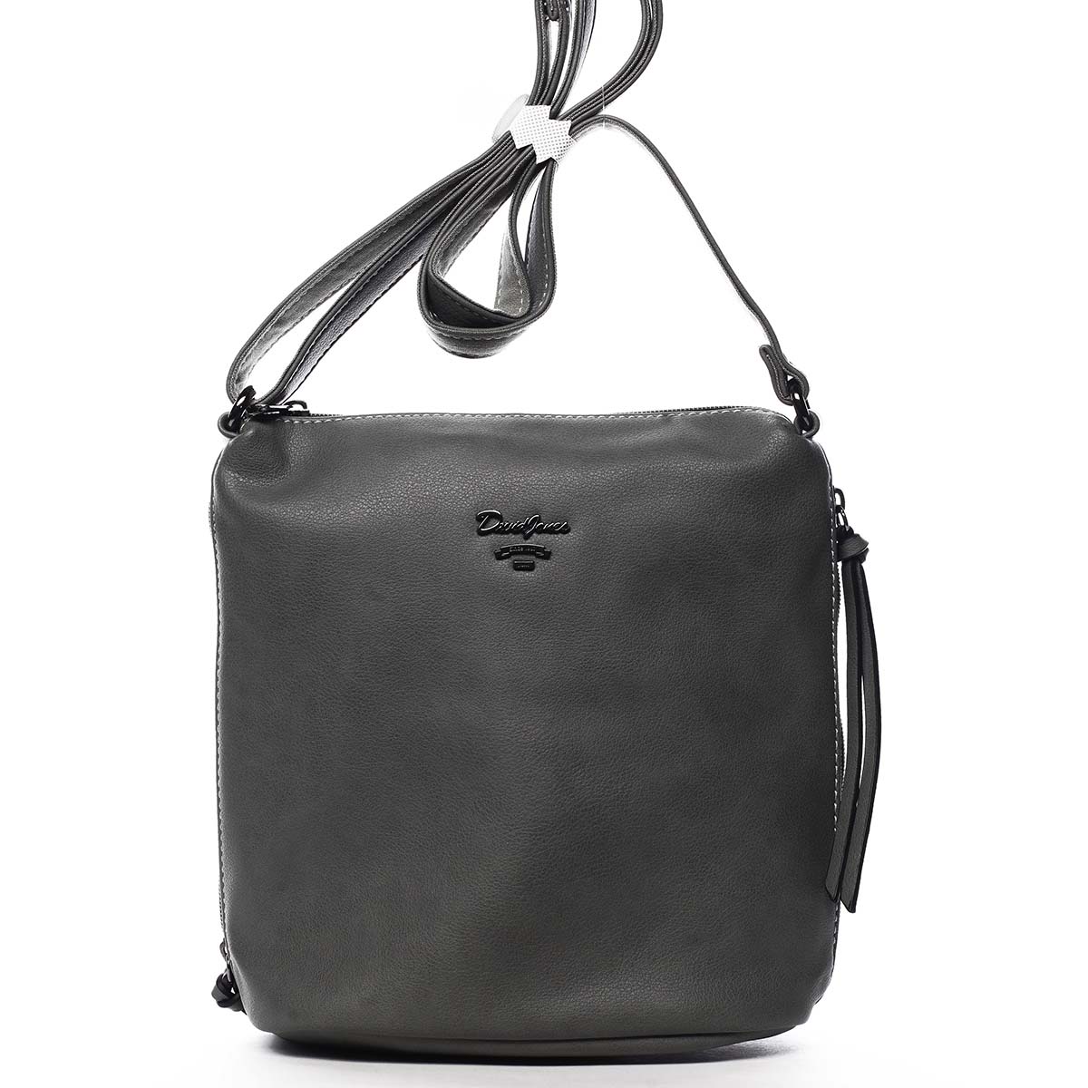 Dámska crossbody kabelka tmavosivá - David Jones Haley