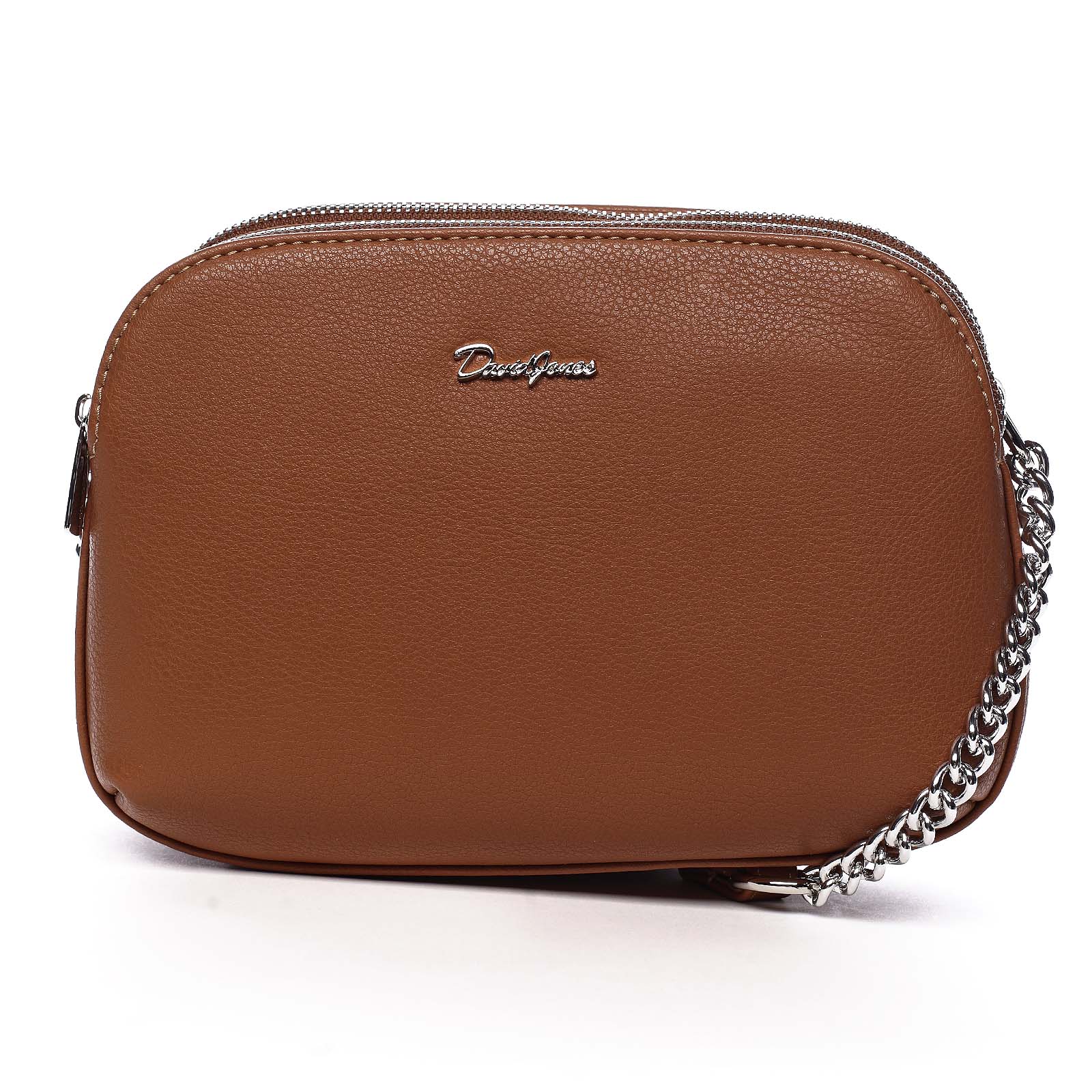 Dámska crossbody kabelka svetlohnedá - David Jones Beatriz