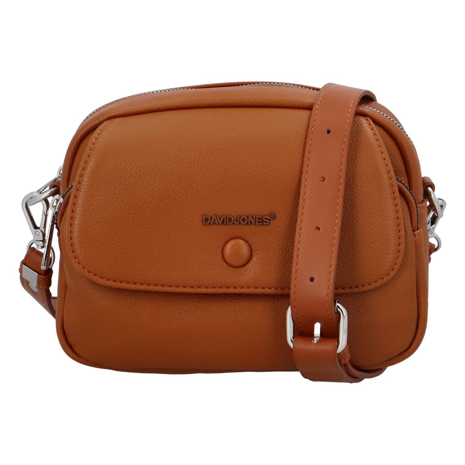 Dámska crossbody kabelka svetlohnedá - David Jones Alexa