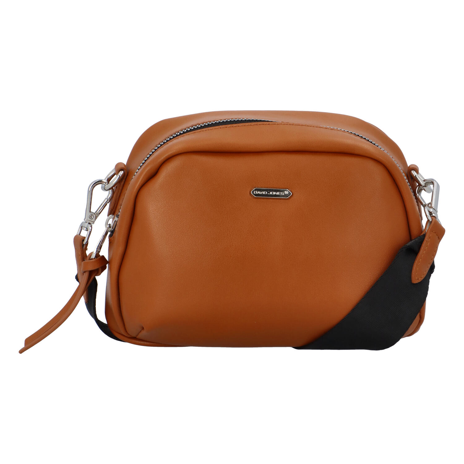 Malá dámska crossbody kabelka svetlohnedá - David Jones Zabi