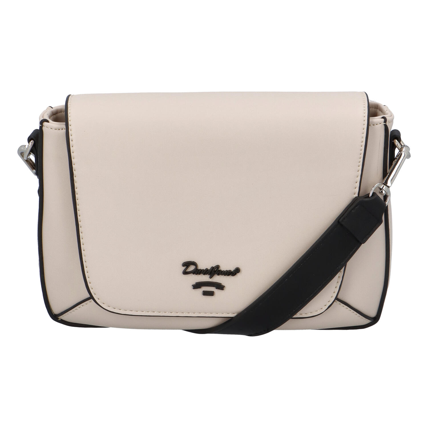 Malá dámska crossbody kabelka béžová - David Jones Andrica