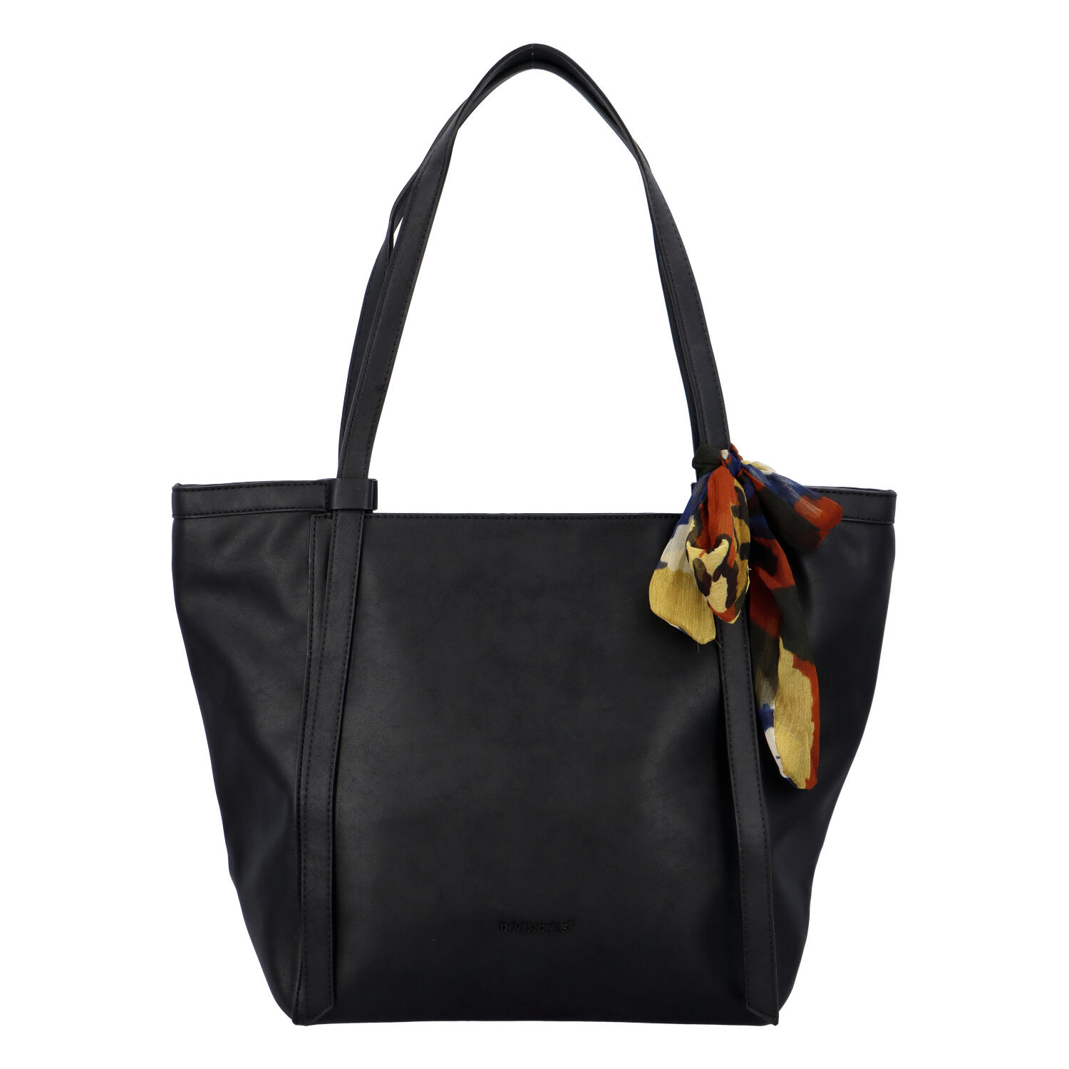 Veľká dámska kabelka cez plece čierna - David Jones Aditya