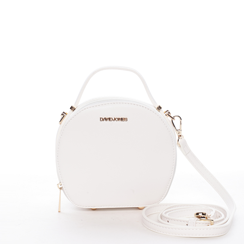 Moderná dámska crossbody kabelka biela - David Jones Adilene