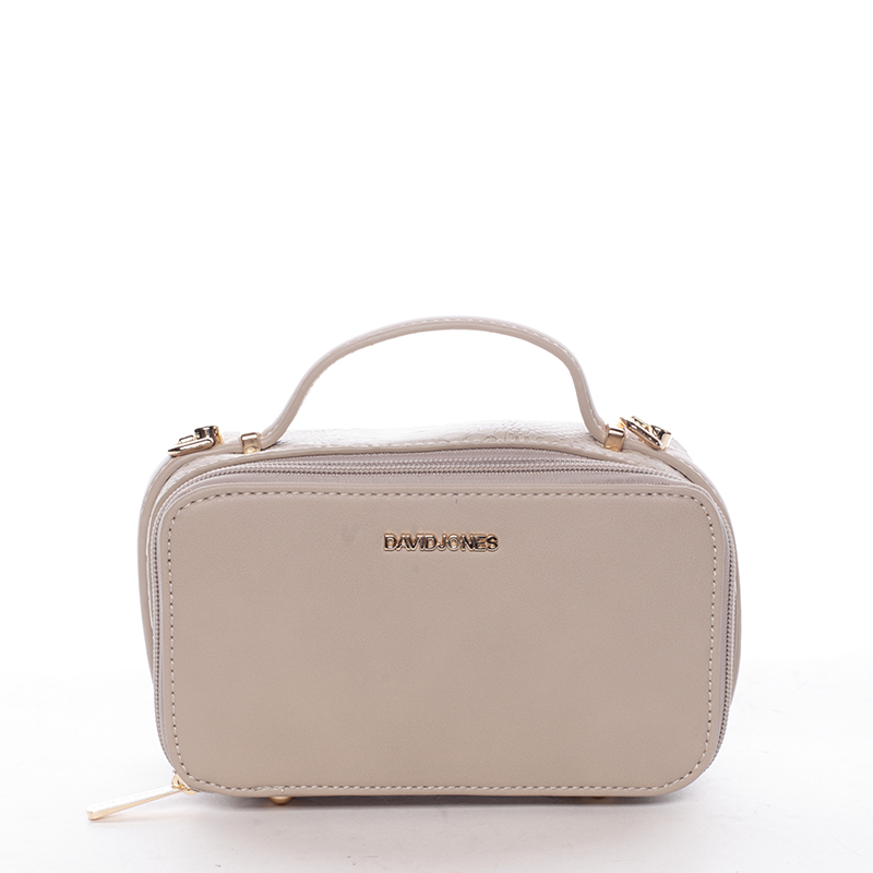 Originálna dámska crossbody kabelka camel - David Jones Allyson