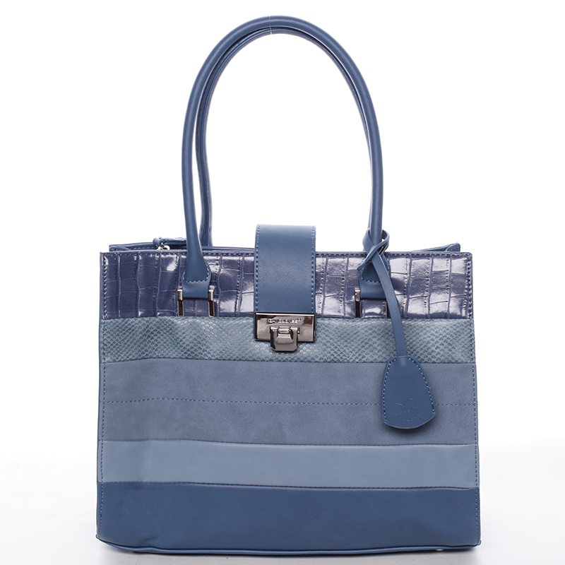Trendy dámska kabelka do ruky svetlo modrá - David Jones Nayomi