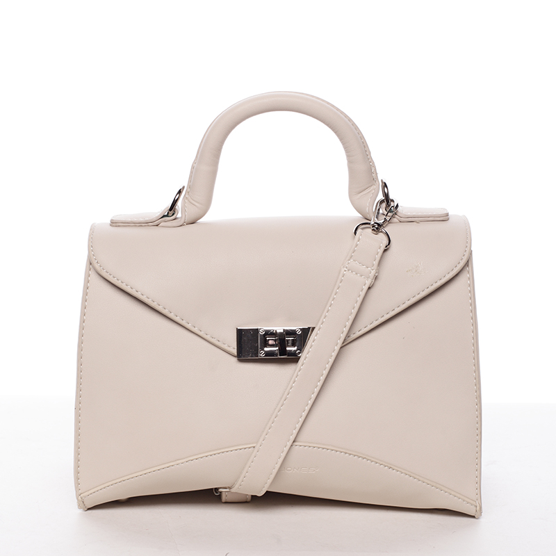 Luxusná dámska kabelka do ruky béžová - David Jones Wakus