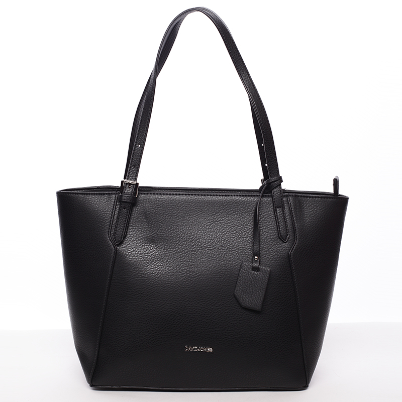 Dámska stredná kabelka cez plece čierna - David Jones Bernice