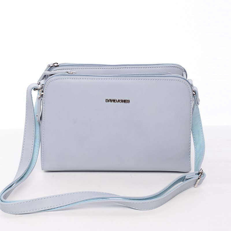 Dámska crossbody kabelka svetlomodrá - David Jones Amity