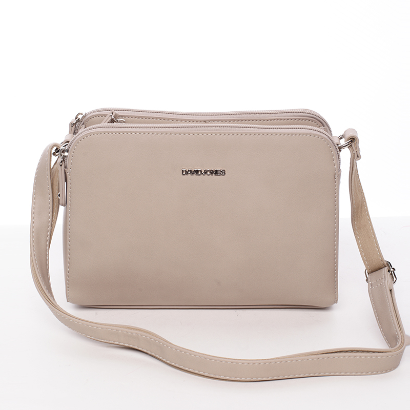 Dámska crossbody kabelka camel - David Jones Amity