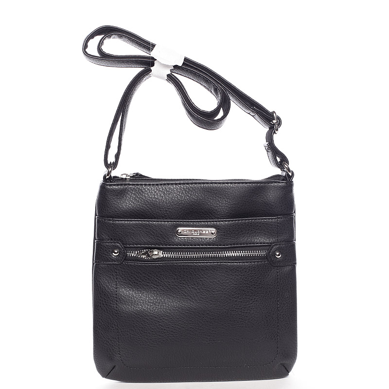 Dámska čierna crossbody kabelka - David Jones Chilasha