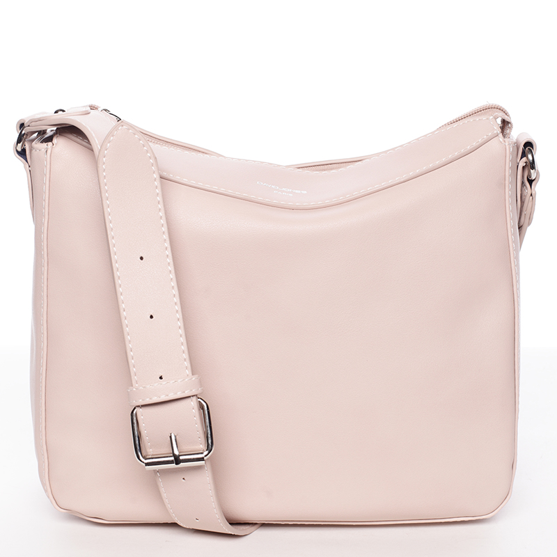 Moderná crossbody kabelka ružová - David Jones Jordyn
