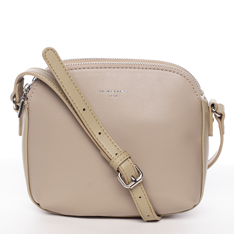 Štýlová crossbody kabelka camel - David Jones Presley