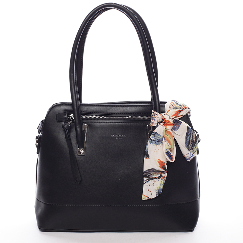 Elegantná trendy čierna kabelka do ruky - David Jones Felicity