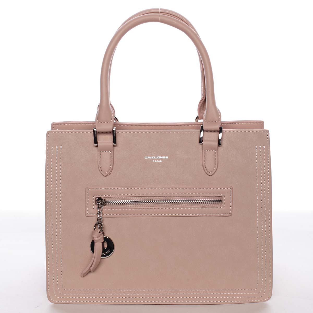 Jemná a elegantná dámska ružová kabelka do ruky - David Jones Eliana