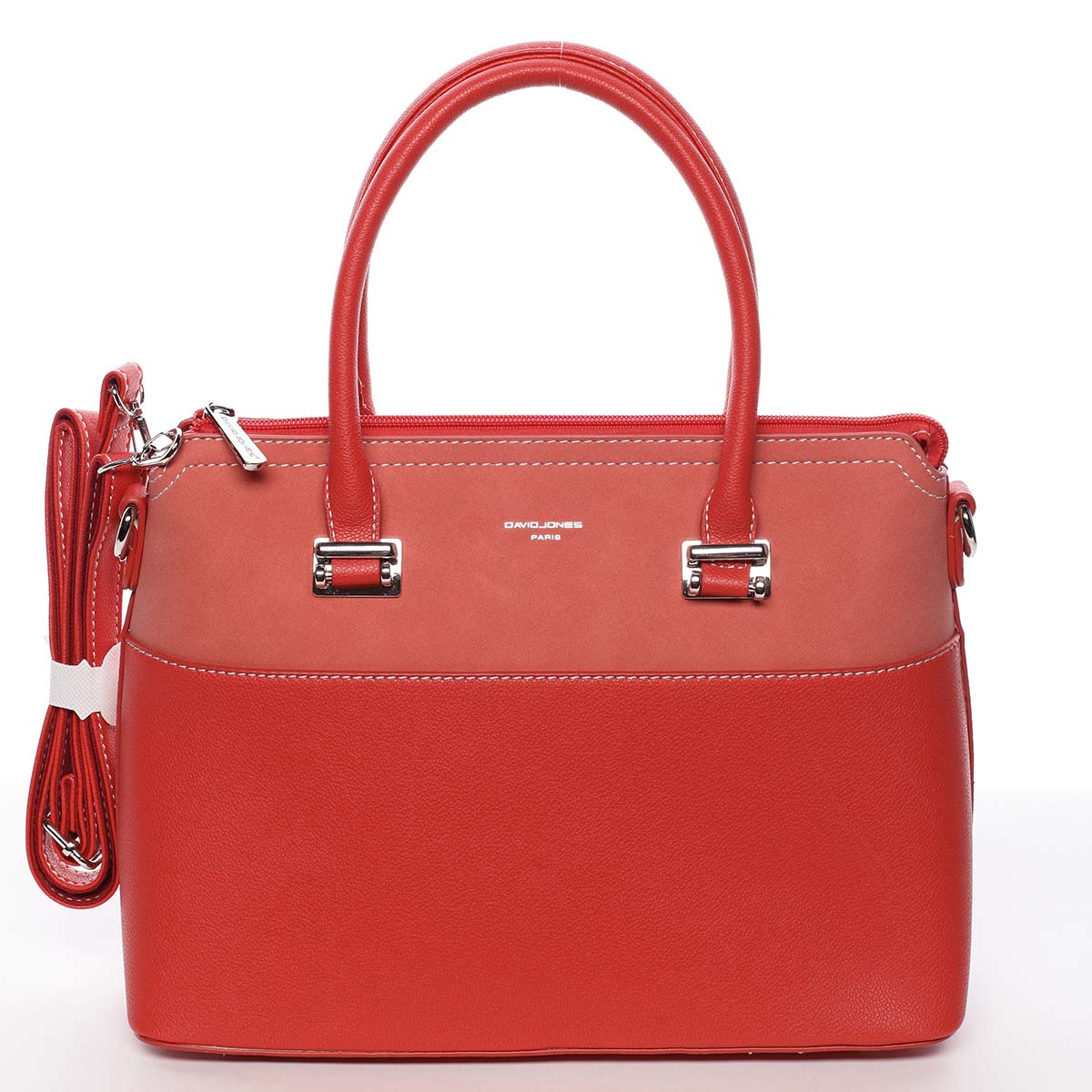 Dámska elegantná červená kabelka do ruky - David Jones Geraldine