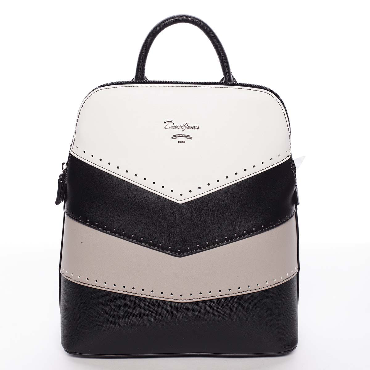 Originálny a moderný mestský čierny ruksak - David Jones JeanPaul