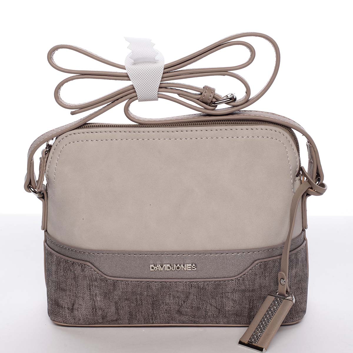 Svetlá camel malá crossbody kabelka pre ženy - David Jones Fiorella
