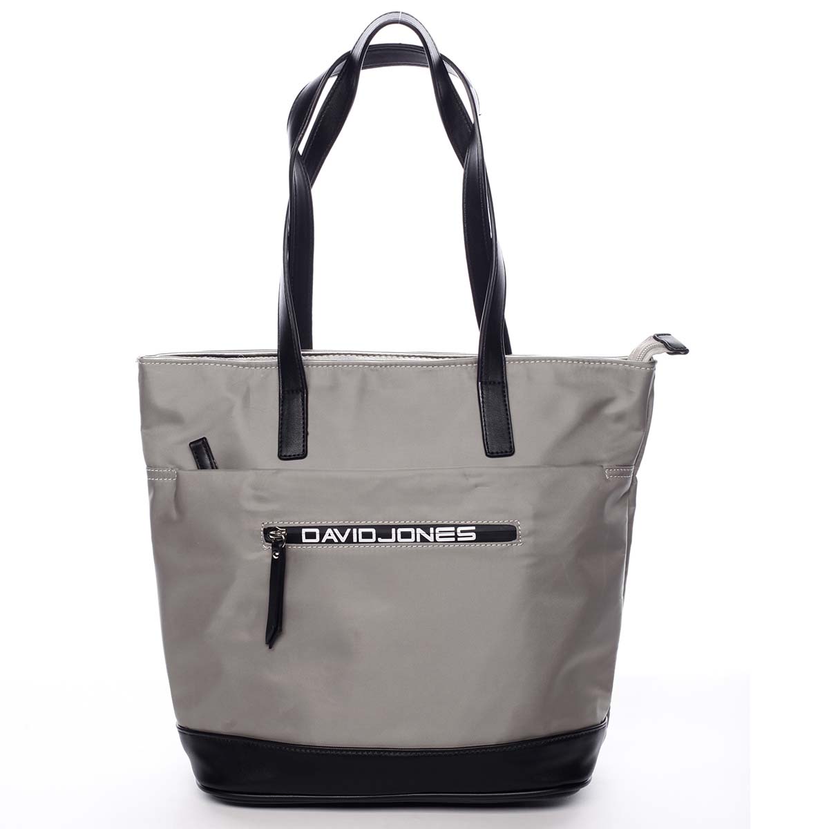Stredne veľká dámska kabelka cez rameno šedá - David Jones Gisa