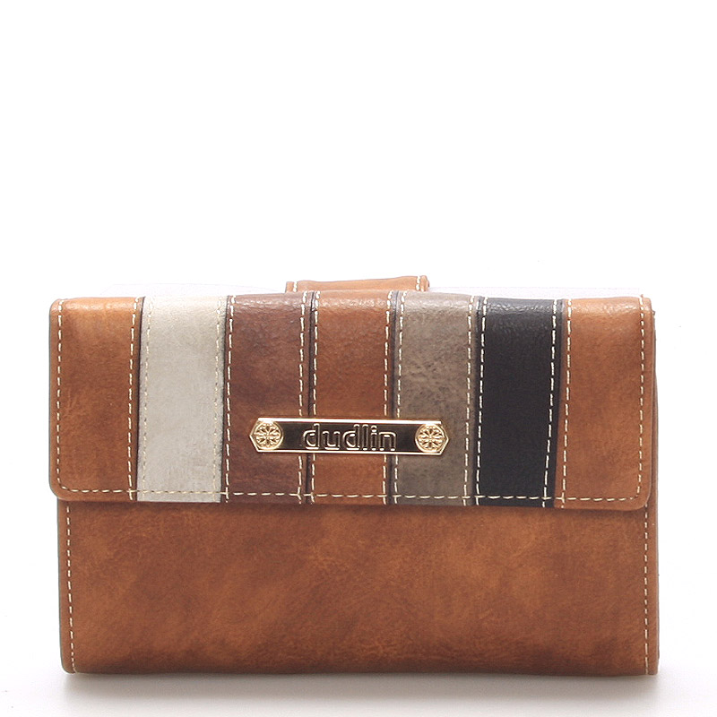 Dámska hnedá peňaženka - Dudlin M246