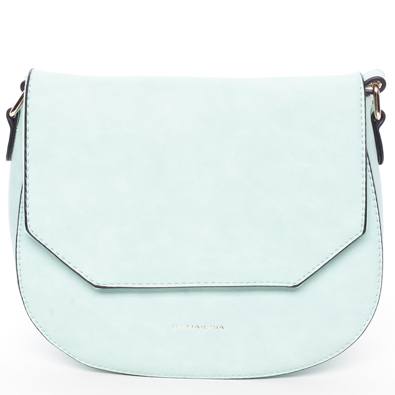 Exkluzívna crossbody kabelka mentolová - Silvia Rosa Katriane