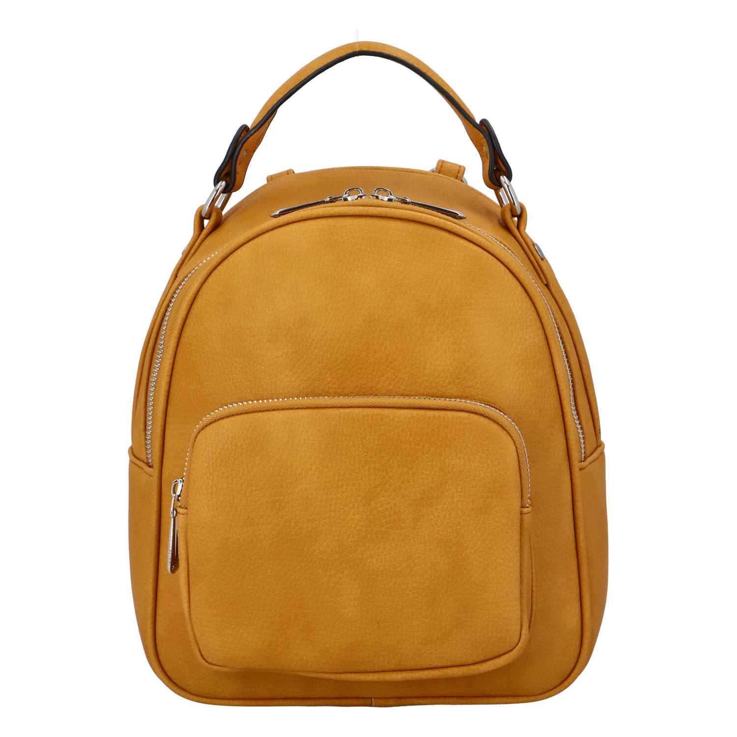 Dámsky módny batôžtek kabelka tmavožltý - FLORA&CO Jante