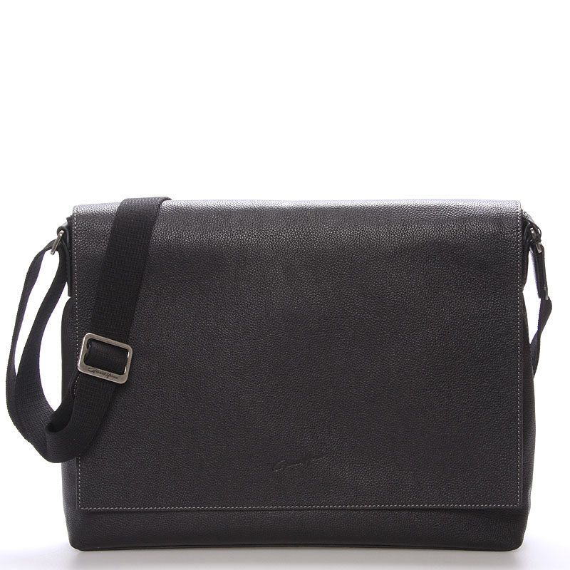 Pánska elegantná taška cez rameno čierna - Gerard HENON Robbi