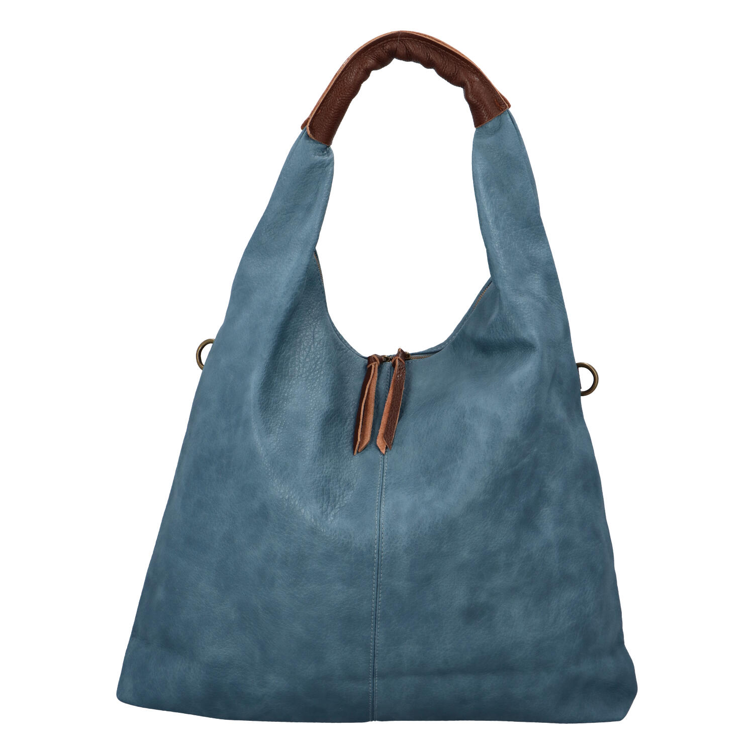 Veľká dámska kabelka modrá - Paolo Bags Mansoi