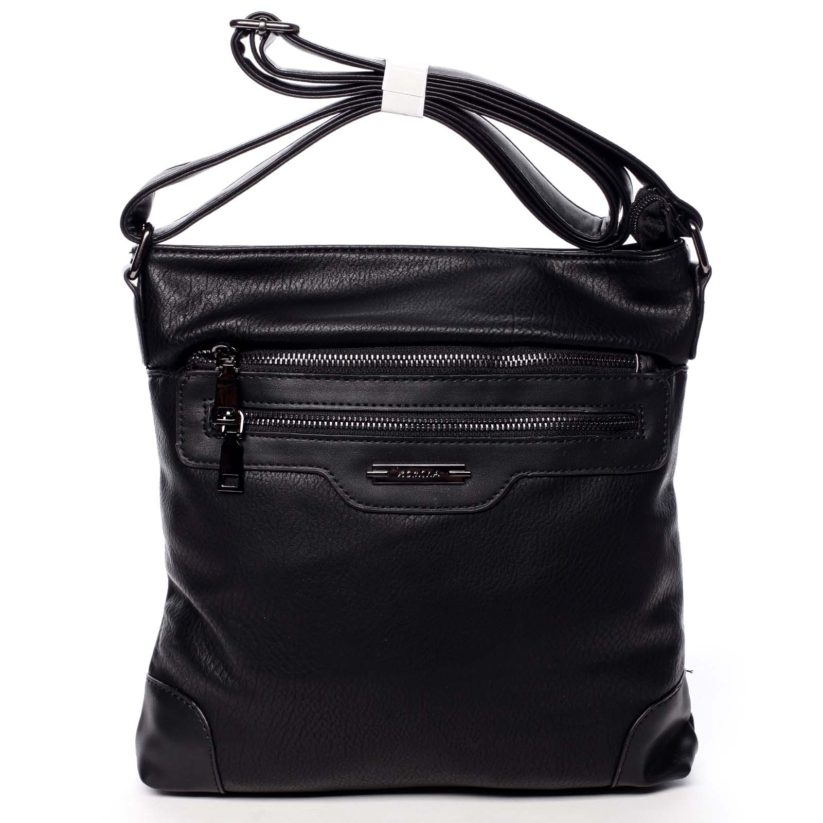 Dámska crossbody kabelka čierna - Romina Hana