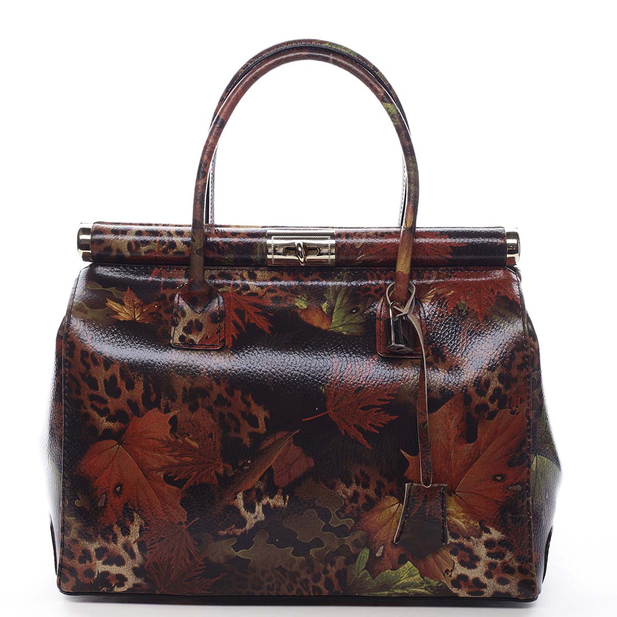 Módna originálny dámska kožená kabelka do ruky jesennej - ItalY Hila