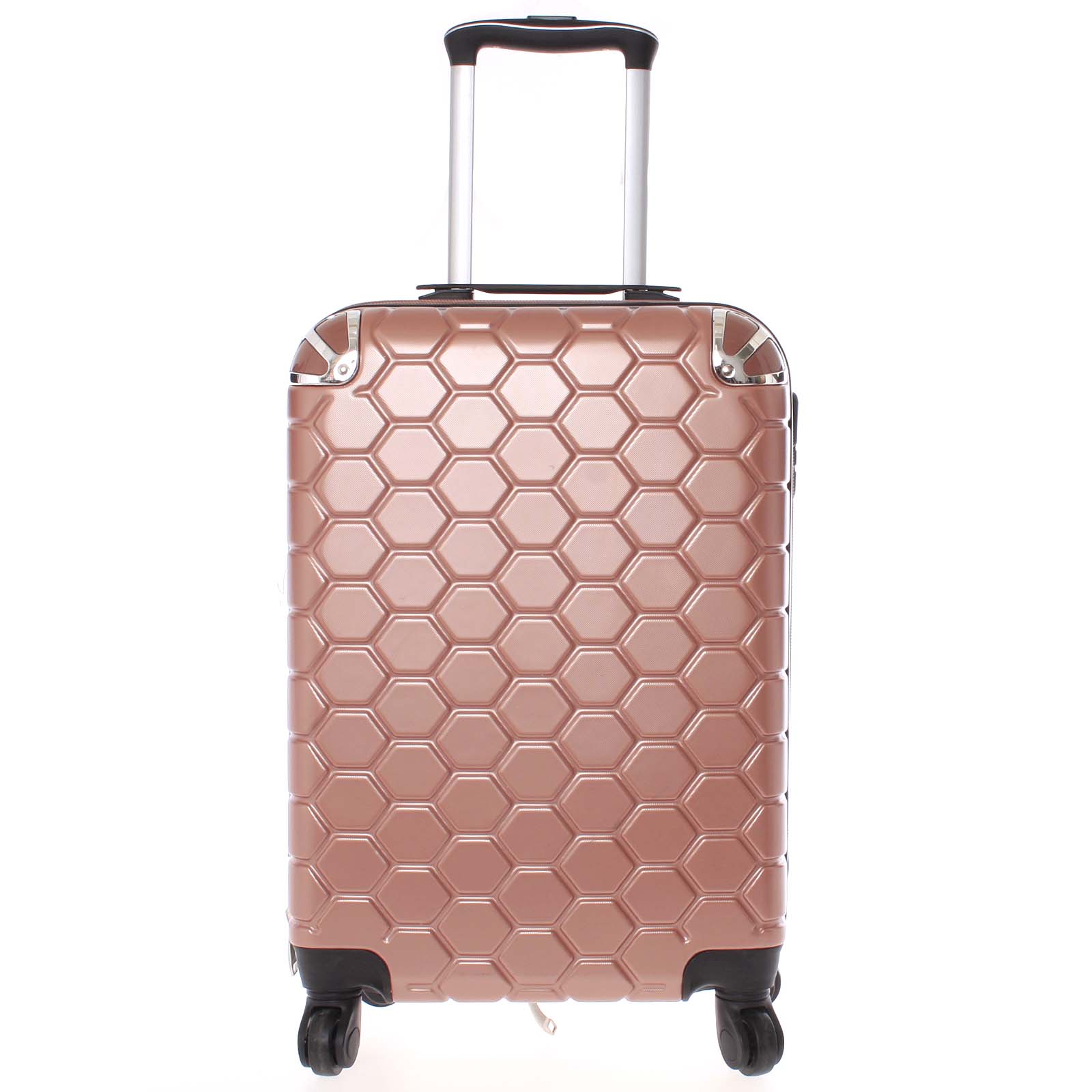 Ružový cestovný kufor pevný - Ormi Hive S