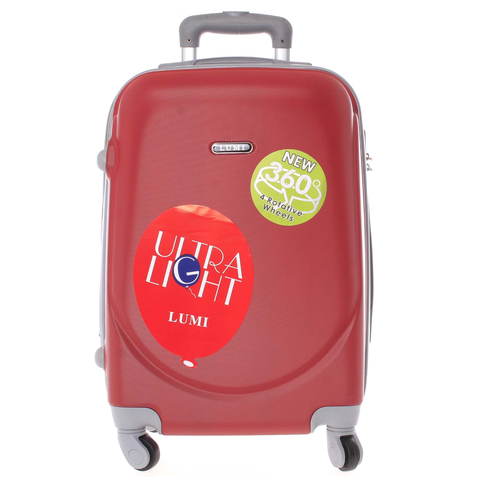 Pevný cestovný kufor červený - Ormi Evenger L