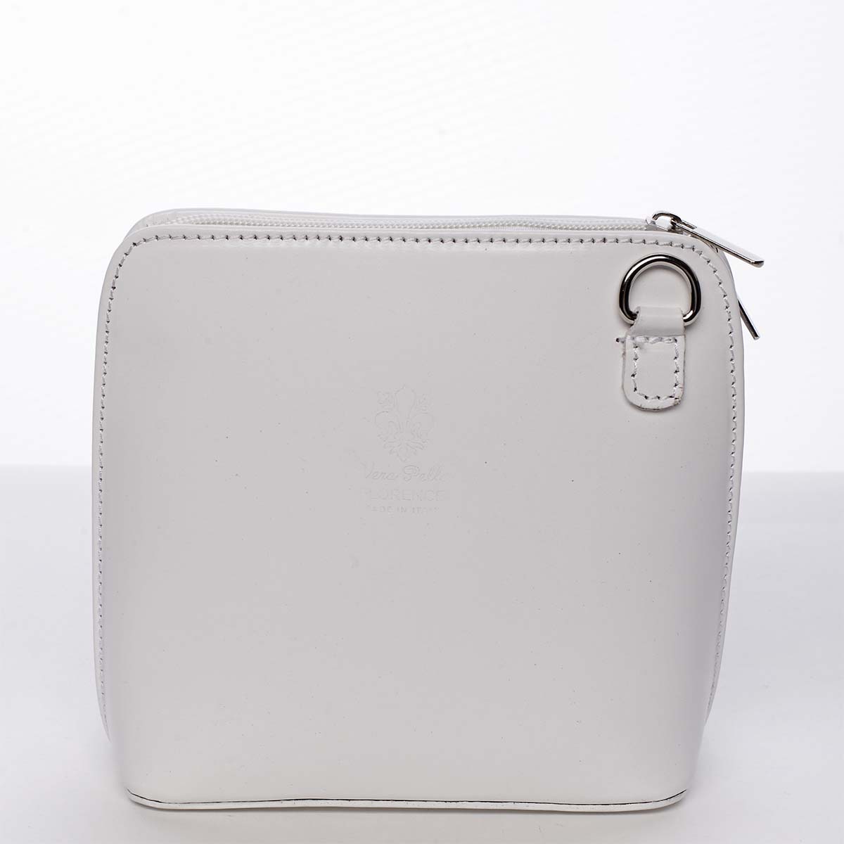 Dámska kožená crossbody kabelka biela - ItalY Hannah