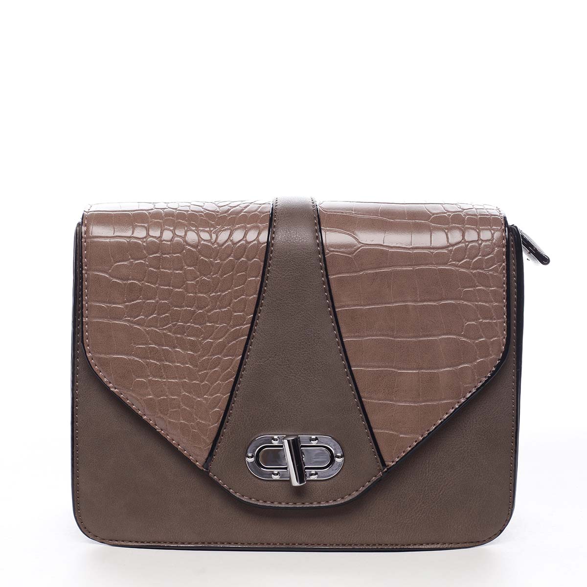 Dámska crossbody kabelka taupe - Silvia Rosa Agui