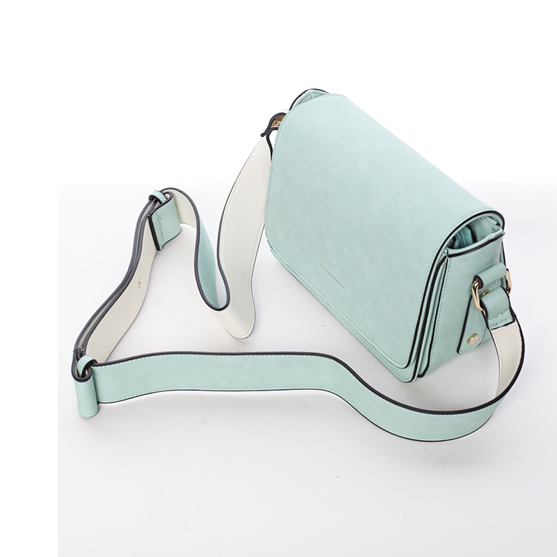 Originálna crossbody kabelka mentolová - Silvia Rosa Bailee
