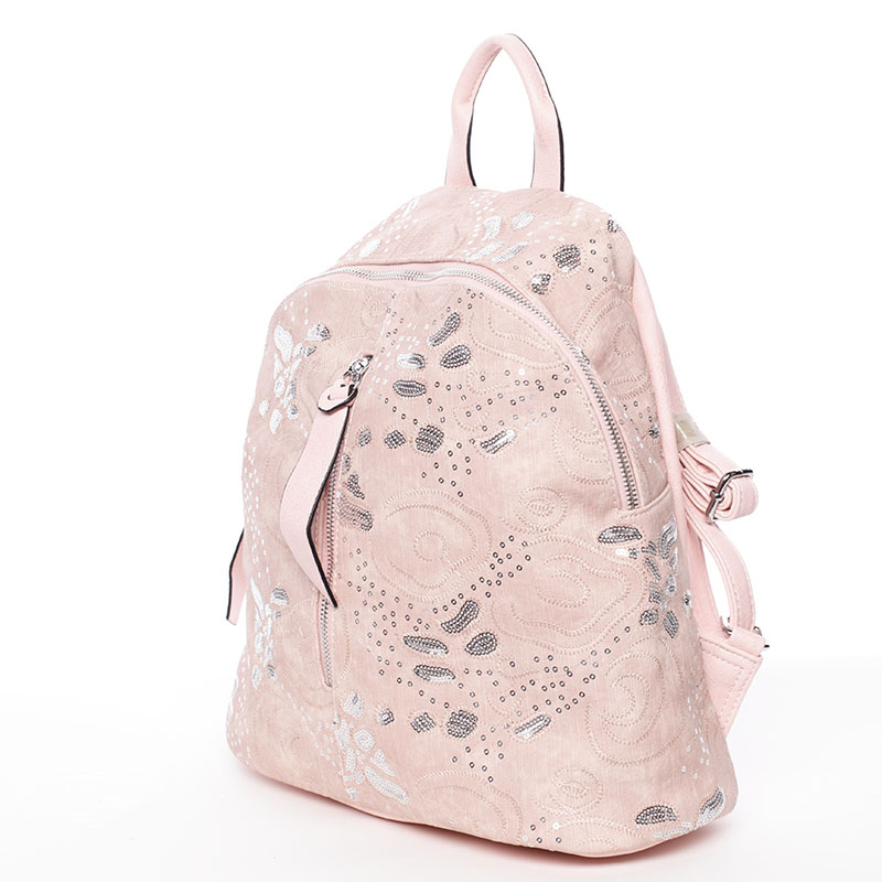 Dámsky mestský batôžtek ružový - MARIA C Zuri