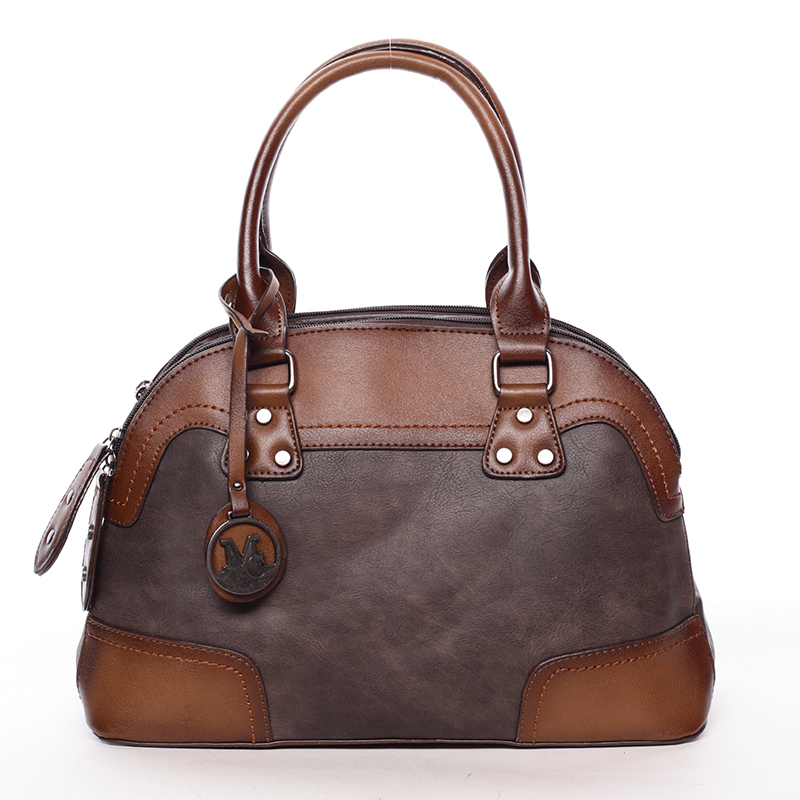 Originálna dámska kabelka do ruky kávovo hnedá - MARIA C Eudosia
