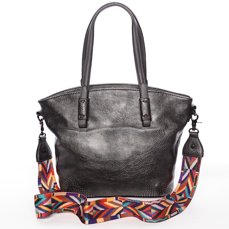 Jemná elegantná dámska strieborná kabelka - Maria C Grete