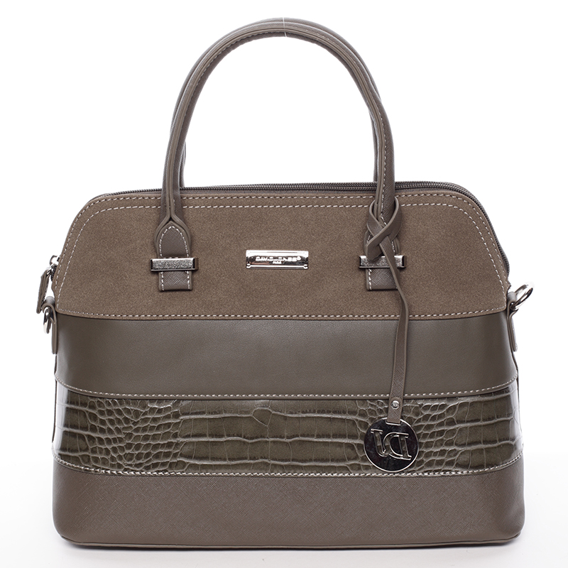 Exkluzívna khaki kabelka do ruky - David Jones Kelsey