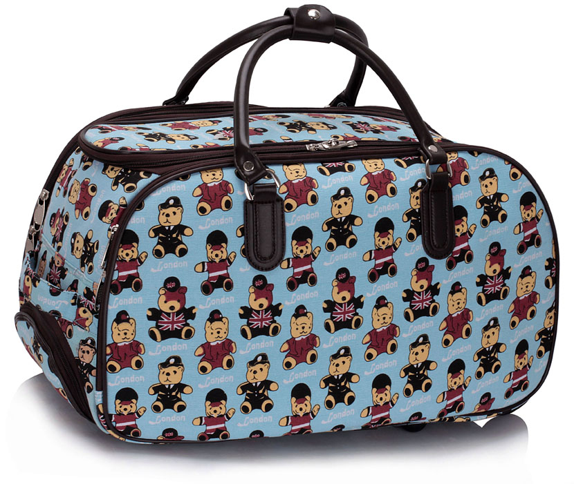 Detská cestovná taška modrá - LS Fashion 0308