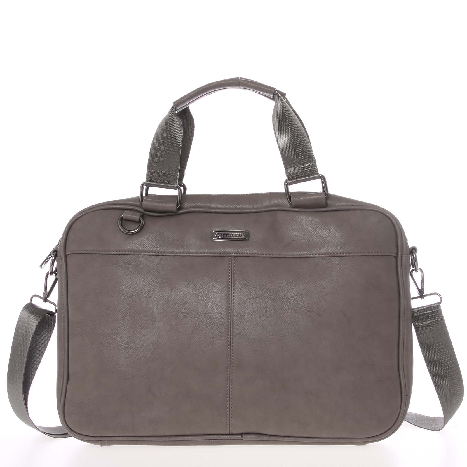 Mäkká taška na spisy a notebook tmavá taupe - Bellugio Maris