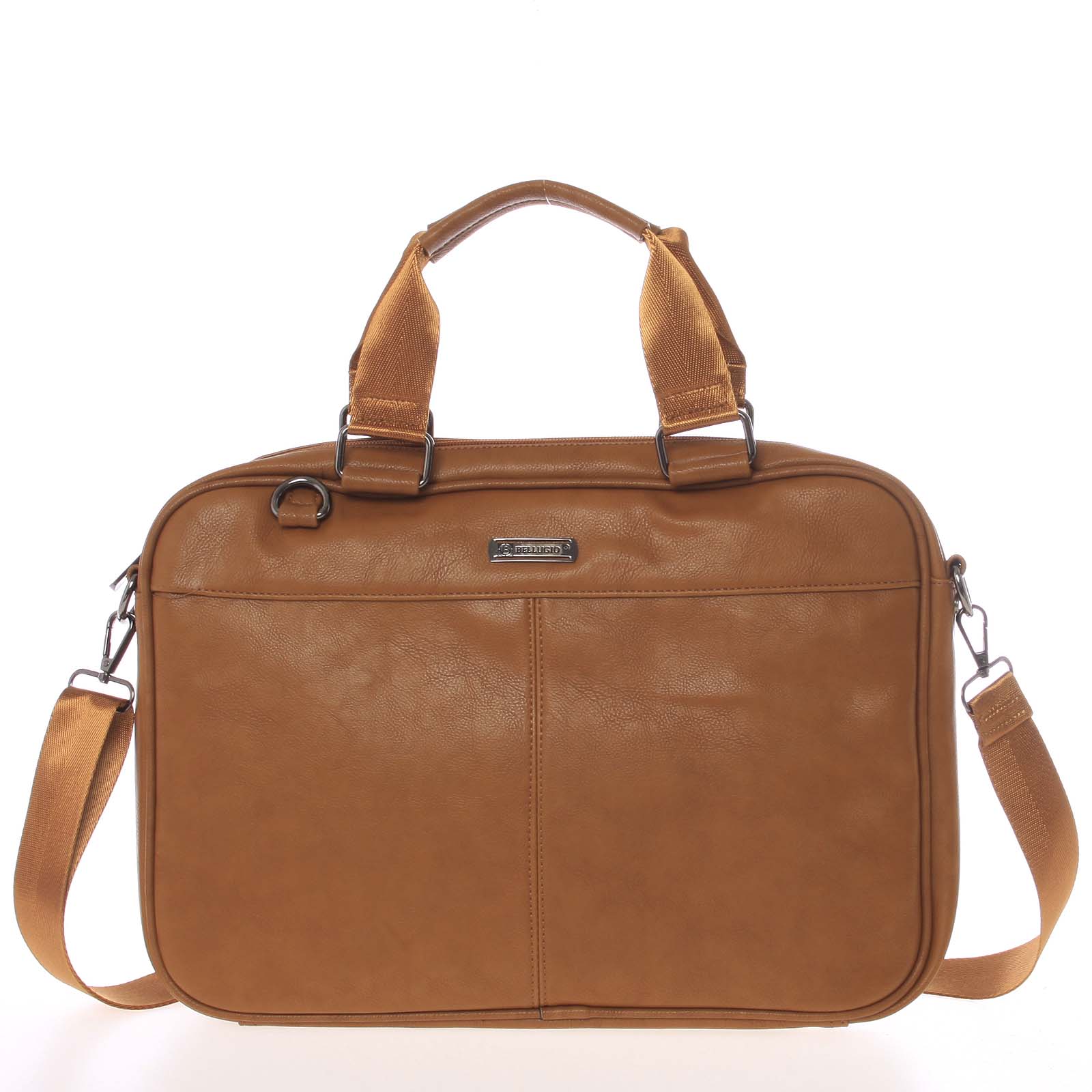Mäkká taška na spisy a notebook hnedá - Bellugio Maris
