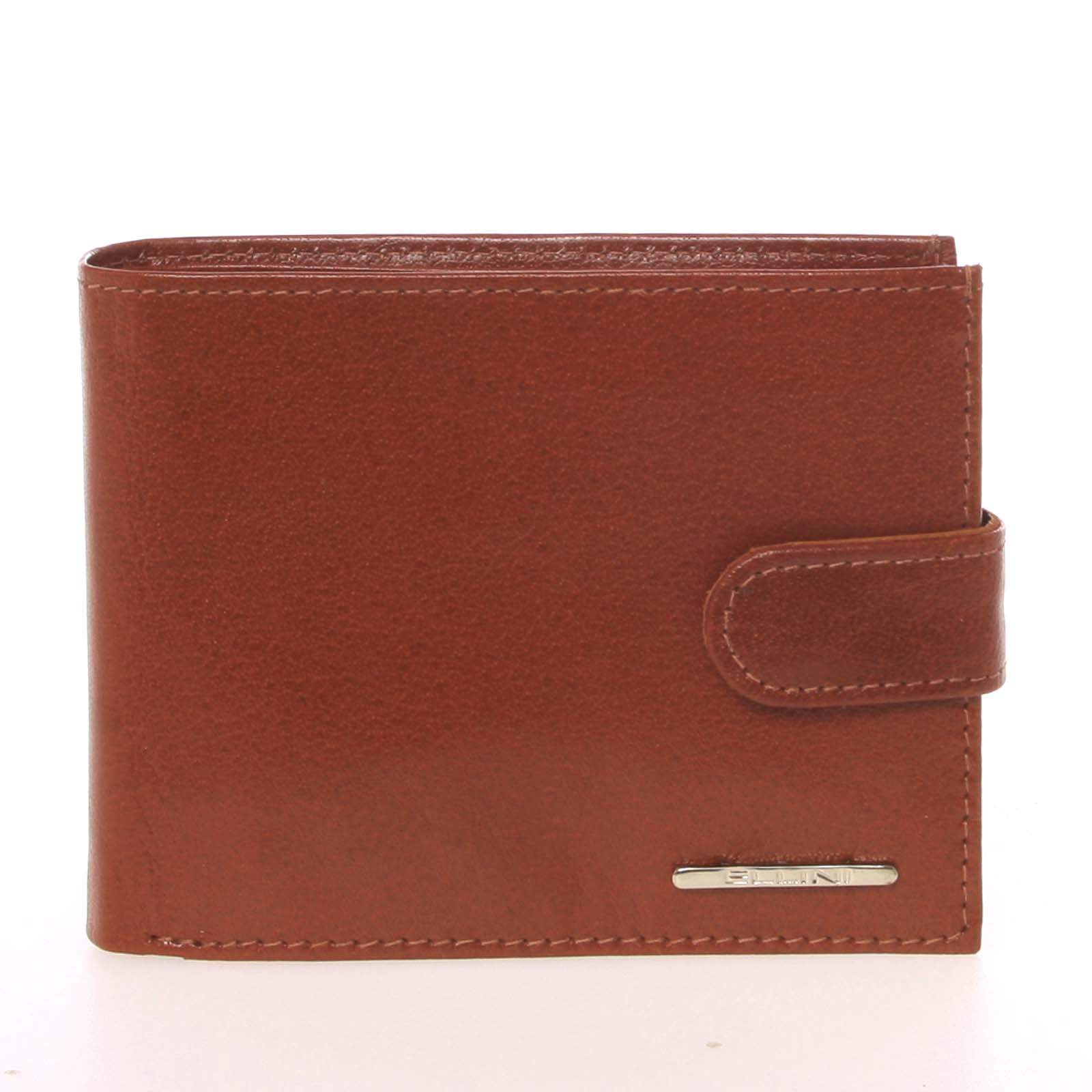 Pánska peňaženka svetlo hnedá - Ellini Lorenzo