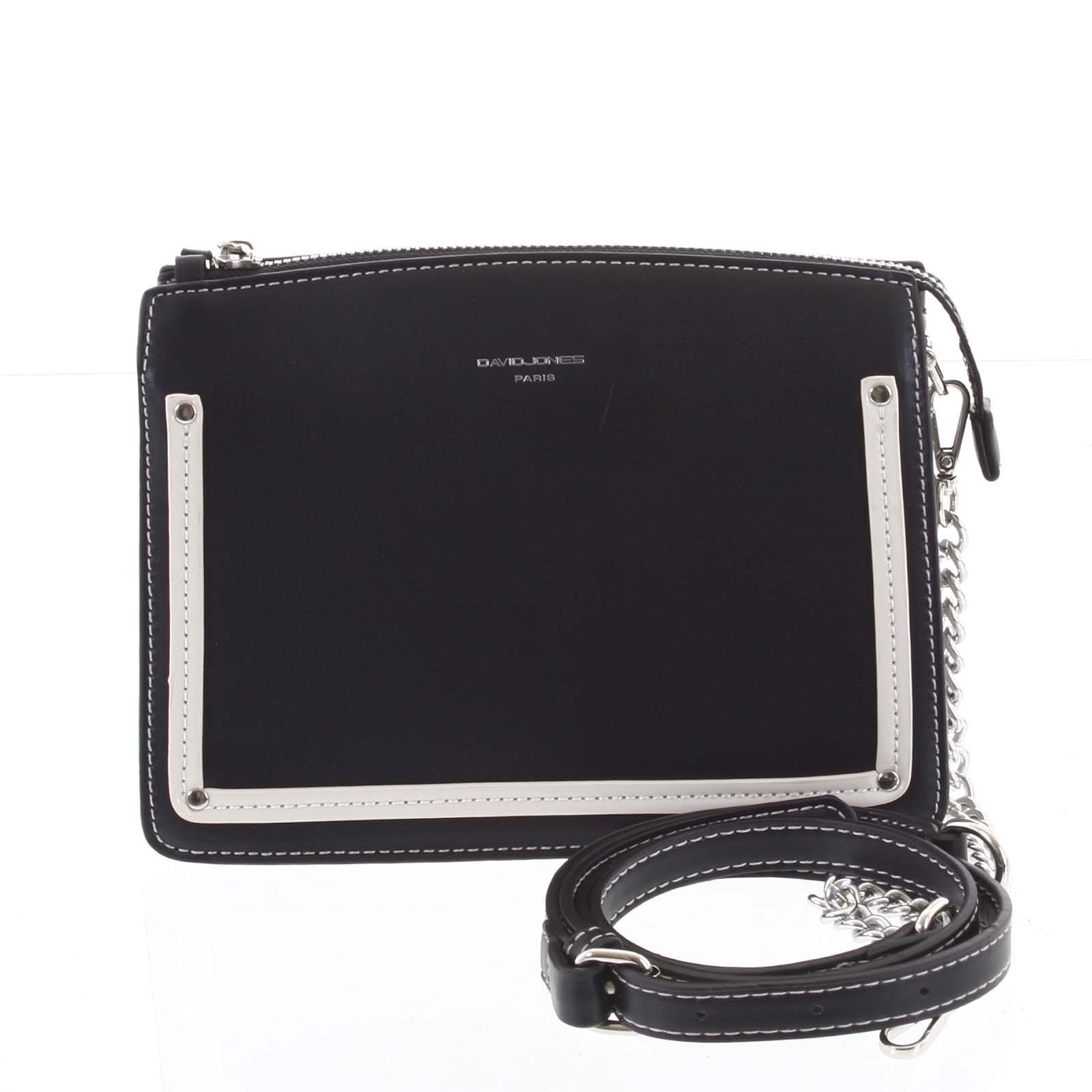 Malá originálna crossbody kabelka čierna - David Jones Yuriko