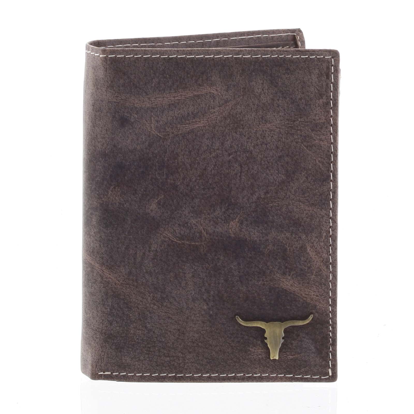 Pánska kožená peňaženka hnedá - BUFFALO Dura