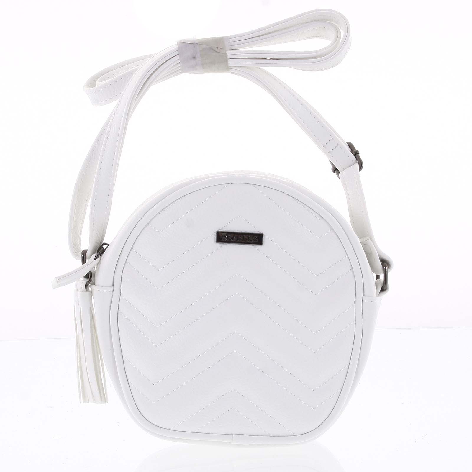 Malá trendy crossbody kabelka biela - Beagles Mana