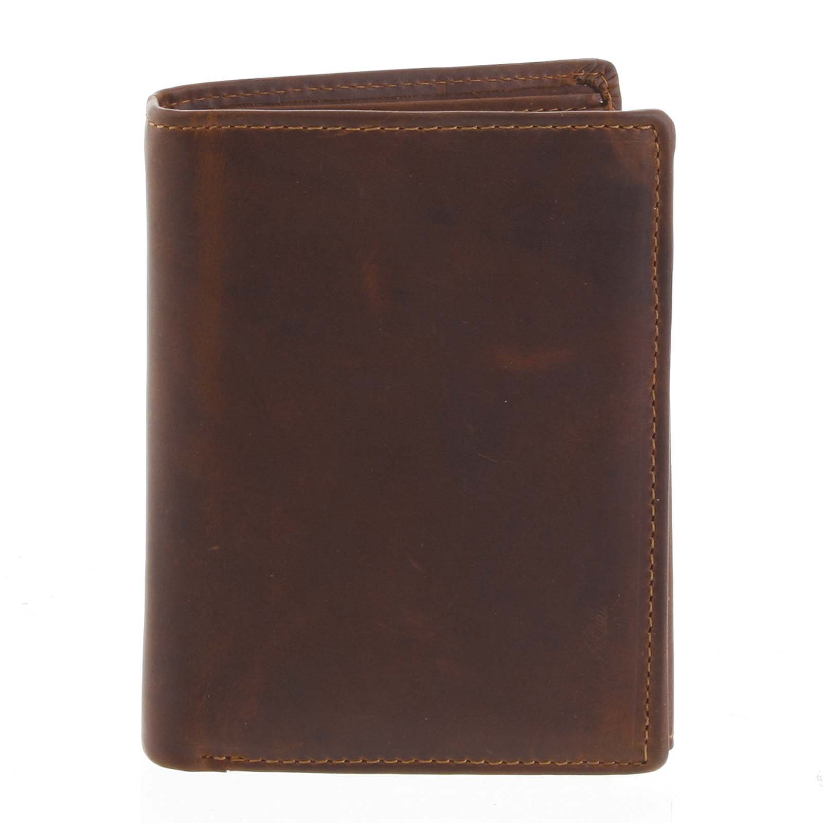 Pánska kožená peňaženka hnedá - Tomas Lelezi