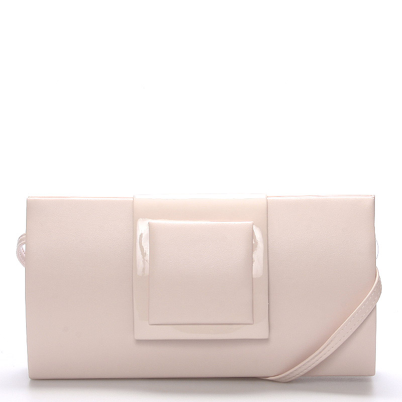 Dámska listová kabelka púdrová matná - Royal Style Erna