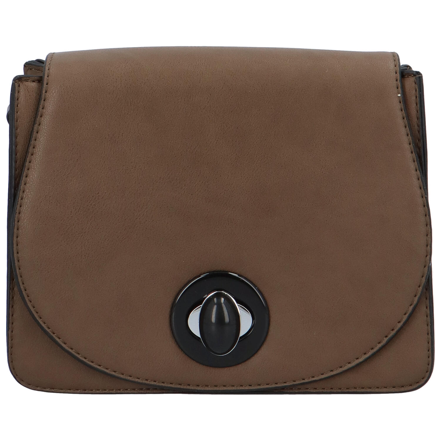 Moderná pevná dámska crossbody kabelka tmavá khaki - Silvia Rosa Stacey