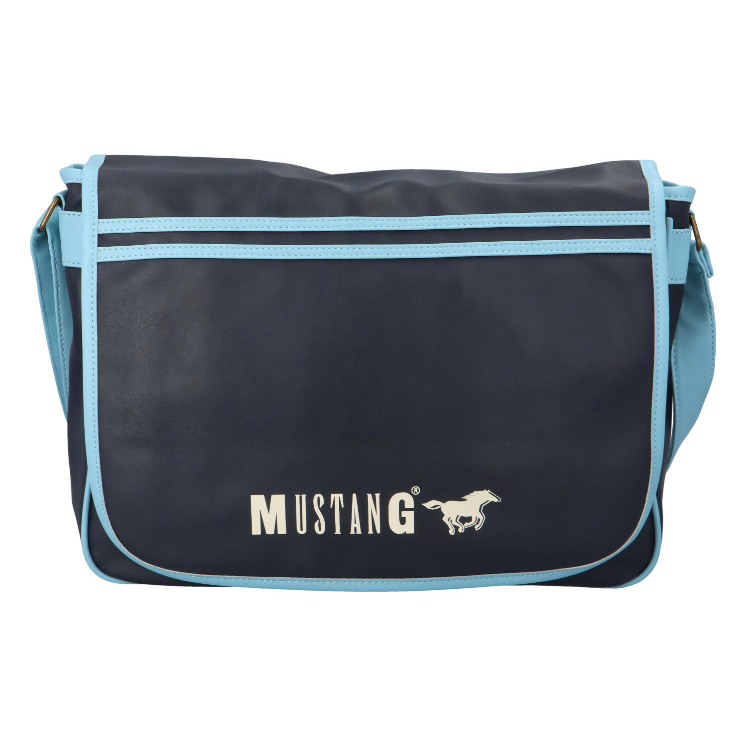 Veľká taška cez rameno tmavo modrá - Mustang Oleo